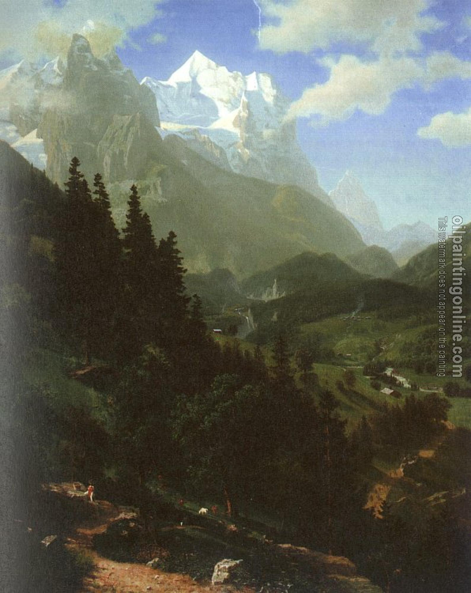 Bierstadt, Albert - The  Wetterhorn